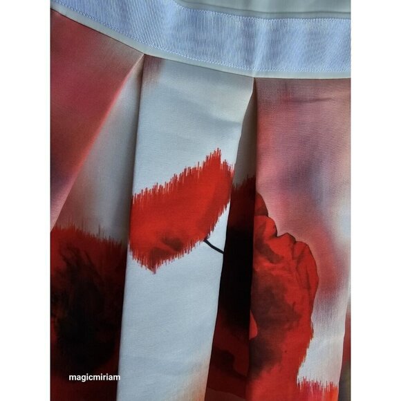 BNWT Ted Baker London Micla Poppy Flower Dress - Picture 9 of 15